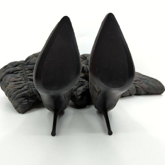 Steve Madden Women 6 Silhouette Over Knee Boots Green Puffer Camouflage NEW RARE - Picture 9 of 9